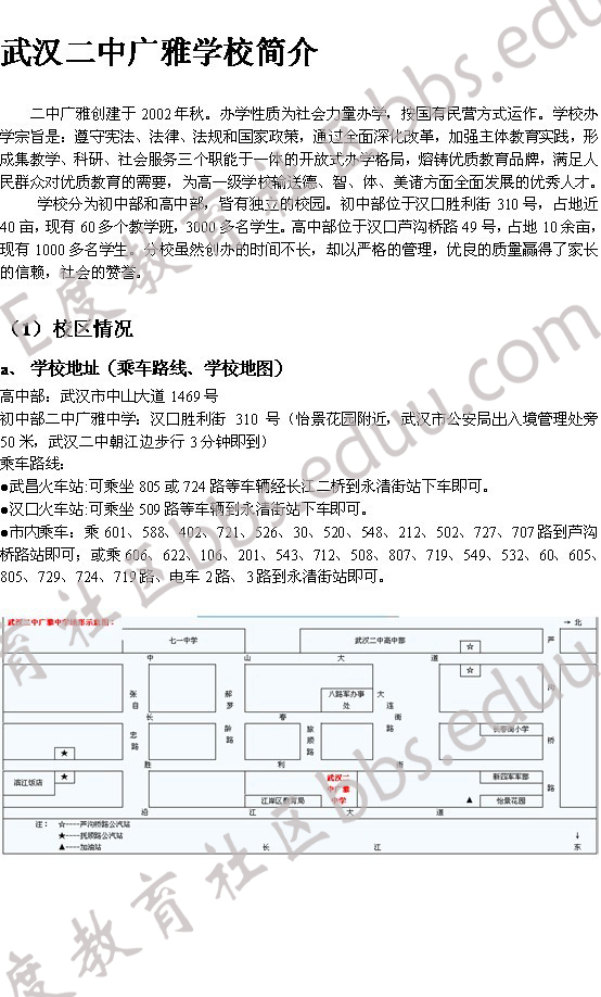 2010小升初升学指导--第一弹:武汉二中 2010最