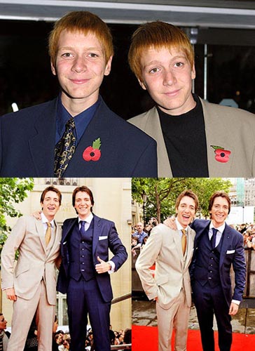 [我是哈迷]《哈利波特》剧组的十年前后对比 -